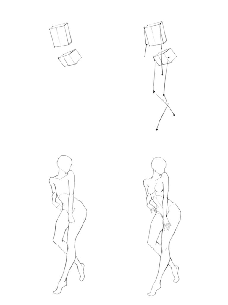Drawing Poses Step by Step